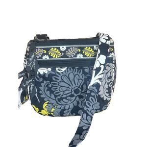Vera Bradley Retired Baroque Vintage Pattern Small Crossbody Bag Womens Purse